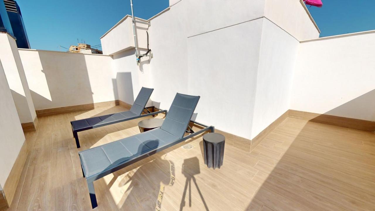 شقة Alicante Colorful Penthouse Center 5C المظهر الخارجي الصورة