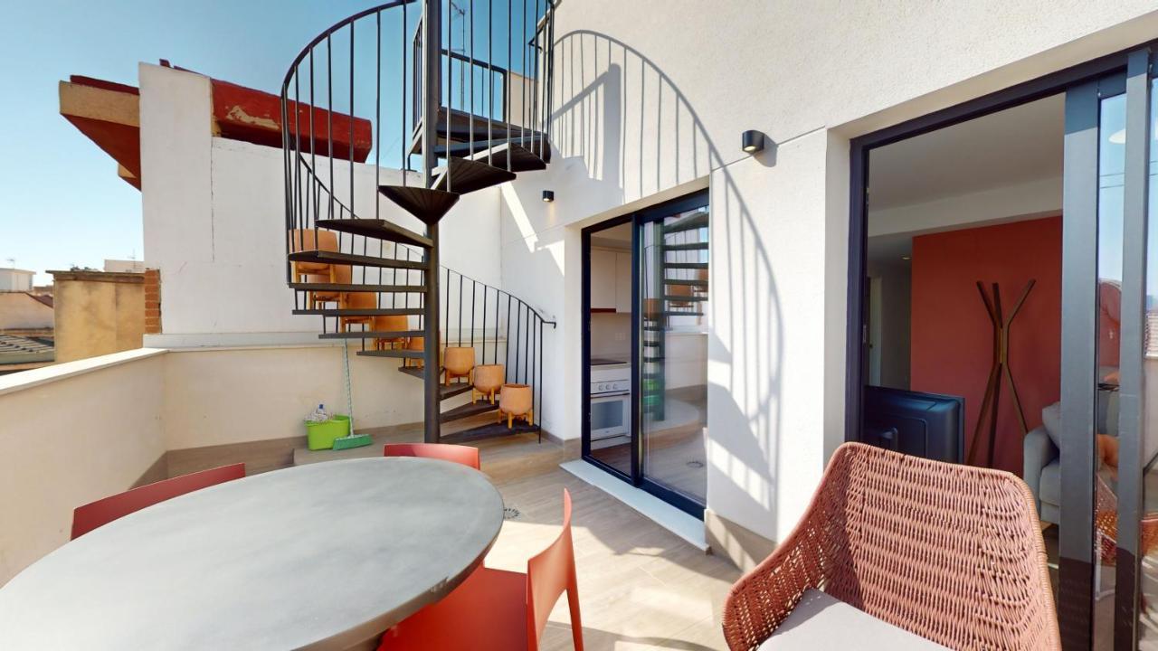 شقة Alicante Colorful Penthouse Center 5C المظهر الخارجي الصورة